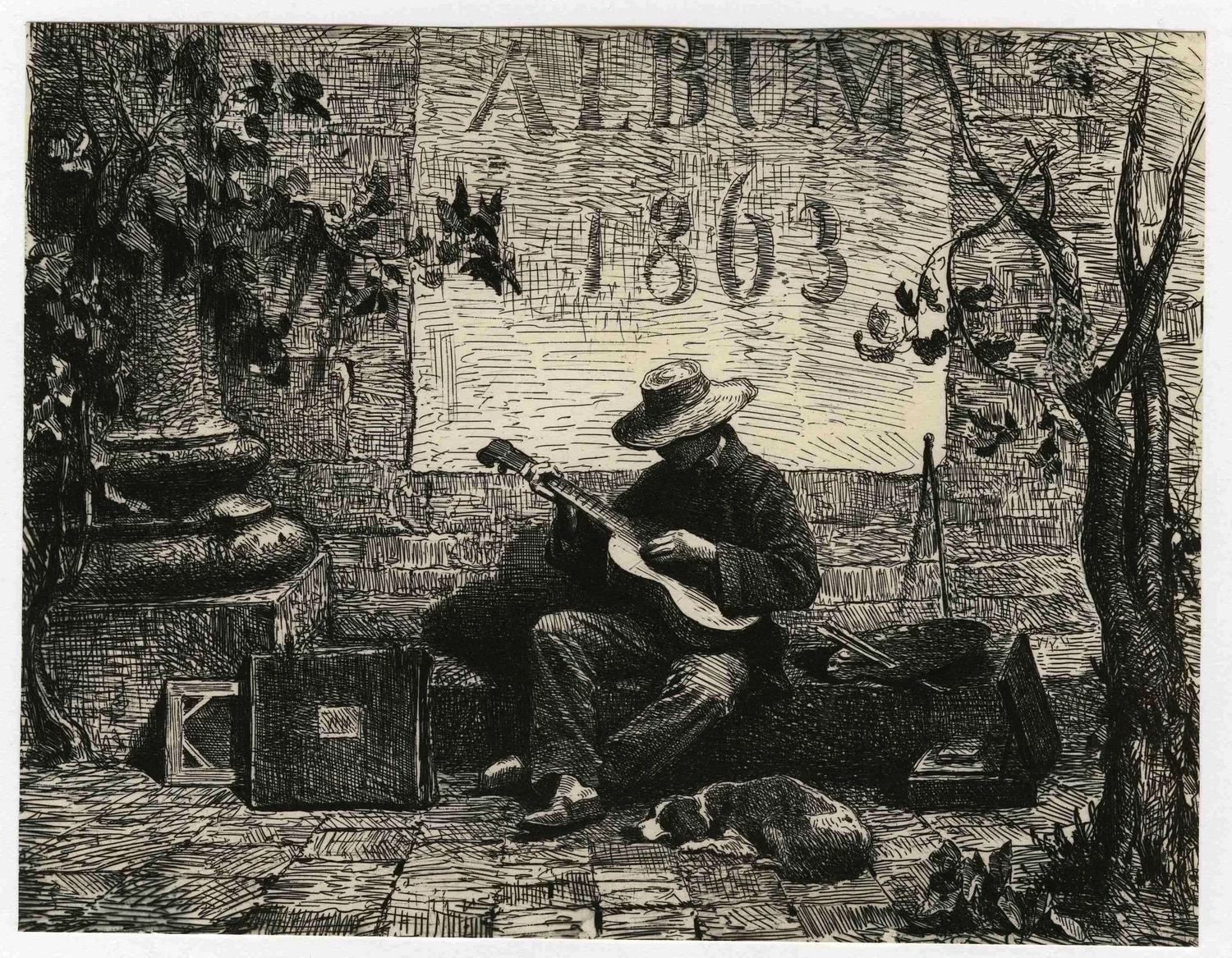 Frontespizio dell'Album 1863 - Musée d’Art et d’Histoire, Cabinet d’arts graphiques, Genève